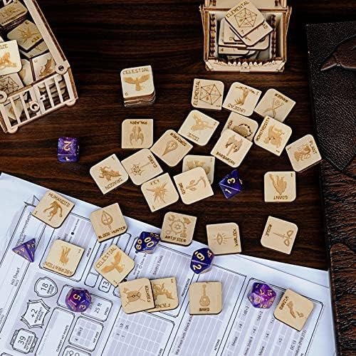 Juego De Mesa D&d Tokens Fantasy Rpg Hero And Monster Token