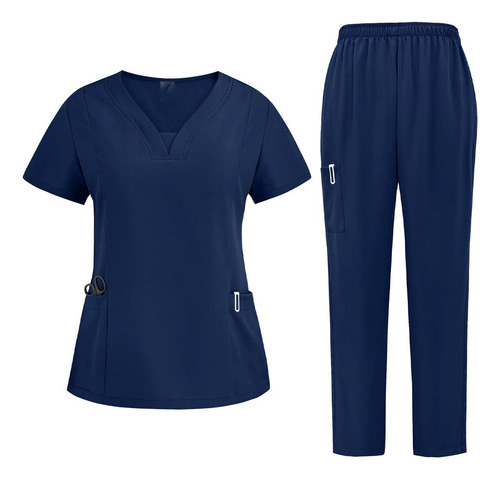 Uniforme Médico Para Mujer-conjunto Enfermería Transpirable