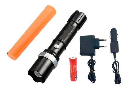 Lanterna Tática Policial 200.000 Lumens  Zoom E Led Cree