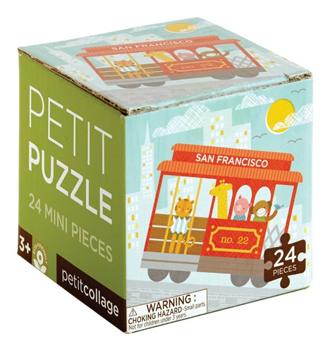 Puzzle Mini 24 Piezas - San Francisco Petit Collage Ptc168