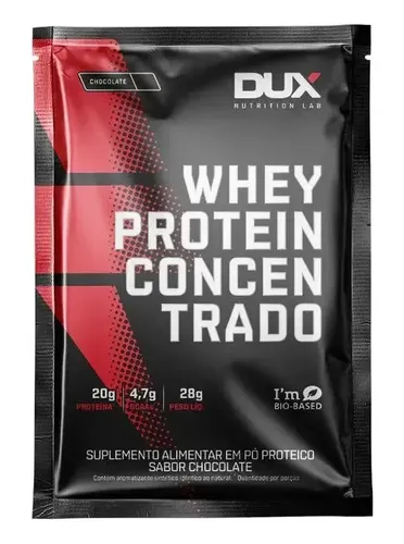 Whey Protein Concentrado Dux Sachê 28g Sabores Sabor Butter Cookies - R$ 19,9