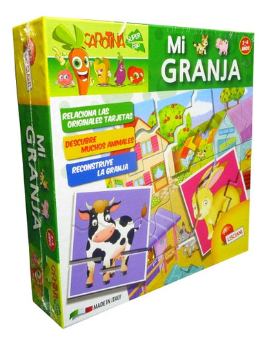 Puzle Para Niños Mi Granja - Lisciani Carotina