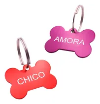 Comprar Kit 2 Plaquinhas Identificação Nome E Telefone Yoo Pets