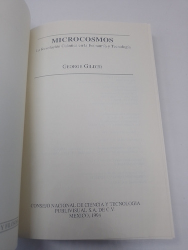Microcosmos George Gilder (Usado)