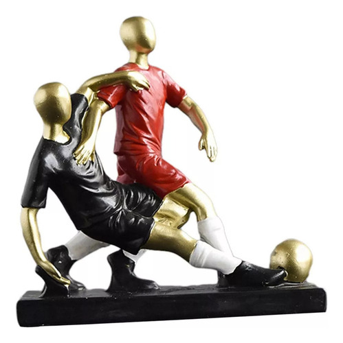 B Estatuilla De Resina De Jugador De Fútbol, 11,7x5,2x12cm