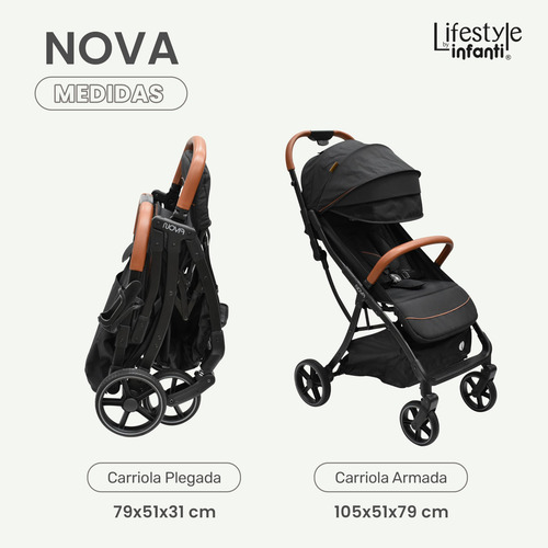 Infanti Carriola Para Bebe Nova Negro Lifestyle Carreola