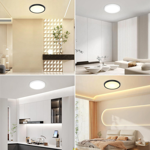 Led Tipo Plafón 18 W, Redondo, 3000-6000k, 3 Colores