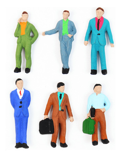 Figuras De Pessoas Para Maquetes 1/100 1605 Minitec 06 Peças
