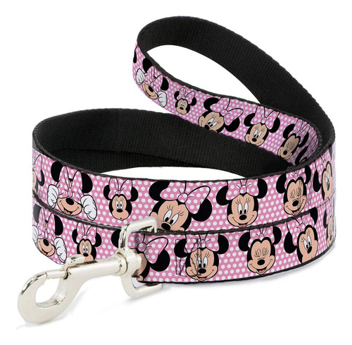 Correa Para Mascotas Minnie Mouse Con Hebilla Estampada