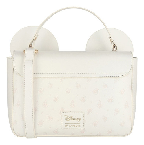Bolsa Crossbody Mujer Minnie W Capsule Blanco Hbtelium3cw Acabado De Los Herrajes Níquel Diseño De La Tela Gráfico