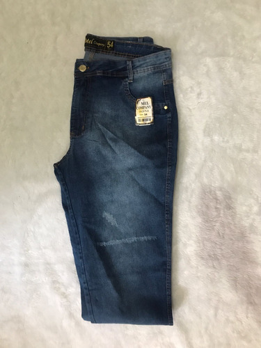 Imagem 1 de 2 de Calça Jeans Feminina Plus Size