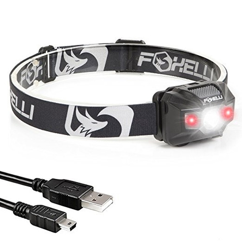 Foxelli Usb Recargable Linterna Del Faro - 100 Horas De Luz 