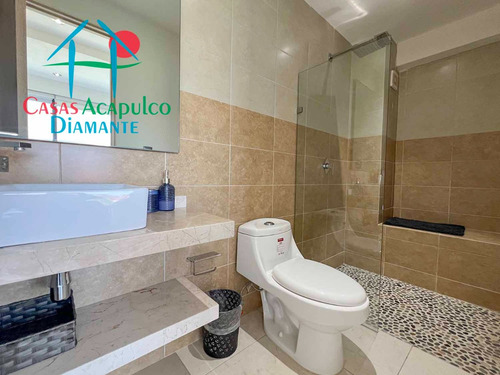 Cad Altamar Victory 402. ¡confort Y Estilo En Acapulco Diamante! Departamento Con Terraza Y Vista A Las Áreas Comunes