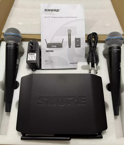 Micrófono Inalámbrico Dual Shure Glxd4 Beta 58a