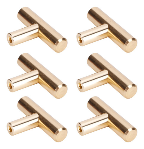 Herrajes Para Muebles 6 Juegos De Manija De Cajón Dorado Esp