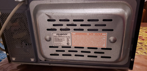 Horno Microondas Peabody Con Manual De Instrucciones (Usado)