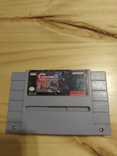 Contra 3 Para Super Nintendo (Usado)