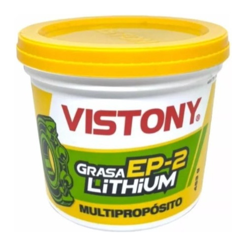 Grasa Rodamientos Multiproposito Ep2 Amarilla Vistony 453 Gr