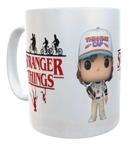 Taza Cerámica Stranger Things Funko Pop Sublimada Varios Mod