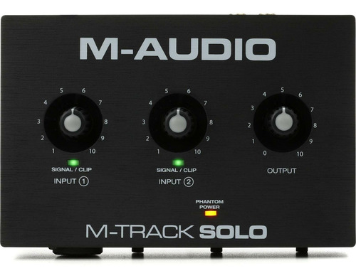 Interface De Audio M Audio M Track Solo Usb