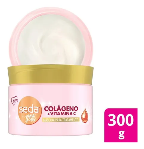 Máscara Tratamento Seda Niina Secrets Colágeno Vitam. C 300g