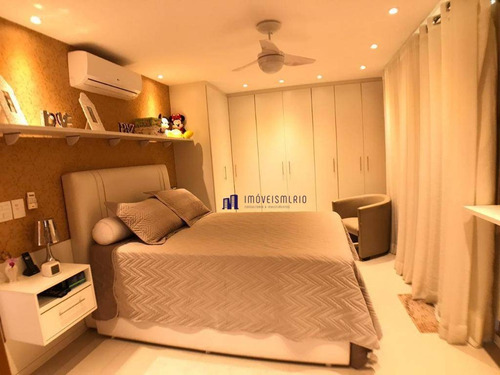 Imagem 8 de 21 de Cobertura Com 4 Dormitórios À Venda, 186 M² Por R$ 1.450.000,00 - Recreio Dos Bandeirantes - Rio De Janeiro/rj - Co0042