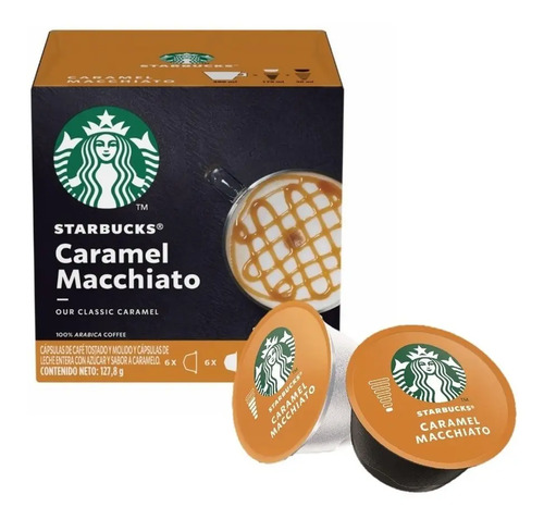 Cápsulas De Café Starbucks Caramel Macchiato X3 Cajas | Cuotas sin interés