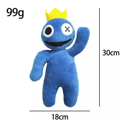 Boneco Blue Babão Rainbow Friends Jogo Roblox Azul Pelúcia