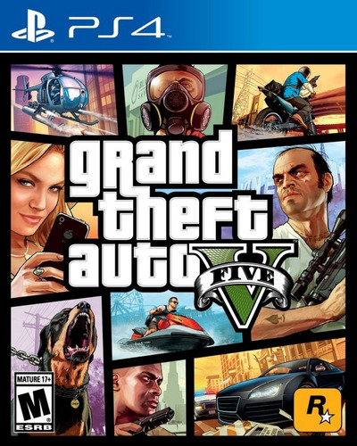 Grand Theft Auto V Usado Playstation 4 Ps4 Físico Vdgmrs
