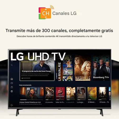 Pantalla LG 70 Pulgadas Class Uq7070 Series 4k Smart Led Tv (Reacondicionado)