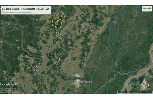 Imagen 5 de 30 de Campo Ganadero 3220 Ha - ( 420 Agrícolas ) Reconquista - Prov. De Santa Fe