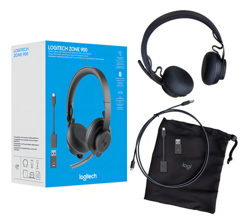 Auriculares inalámbricos Bluetooth Logitech Zone 900