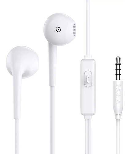 Audífonos Alámbricos In Ear Con Cable Micrófono 3.5mm