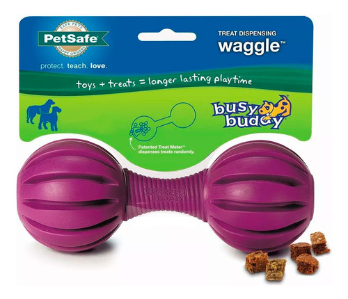 Juguete Dispensador Para Perros Petsafe Busy Puppy Waggle Xs