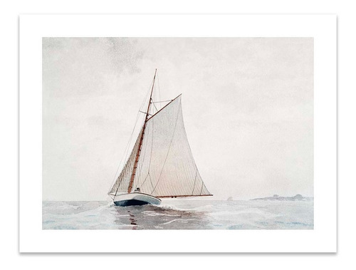 Lamina Fine Art Giclee Gloucester Zarpando Homer 45x60 M Y C