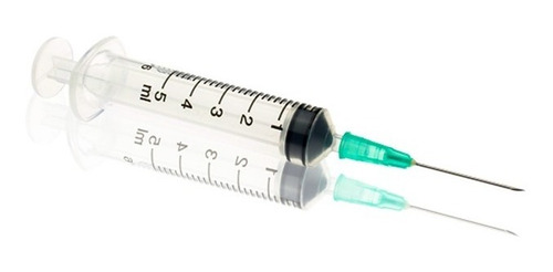 Jeringa Descartable 5ml Con Aguja 40/8 X 100 Unidades Neojet