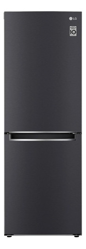 Refrigerador inverter auto defrost LG Bottom Freezer GB33BPT black matte steel con freezer 306L 220V