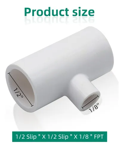 Conector T En Pvc 1/2 X 5 Uni.
