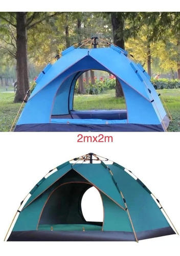 Carpa Automática 4 Pers Camping Autoarmable Impermeable