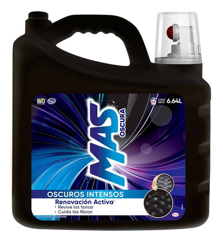 Detergente Líquido Mas Oscura 6.64l