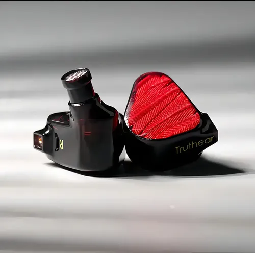 Fone De Ouvido Truthear Zero Red Cor Vermelho Cor Da Luz Preto