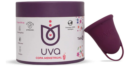 Copa Menstrual Uva 2 Talla B Morado