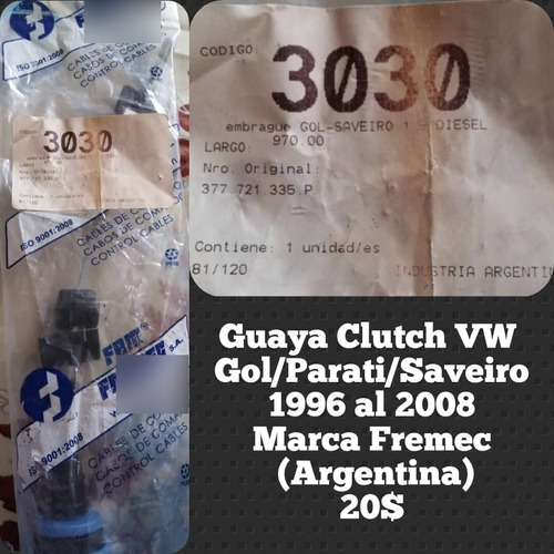 Guaya Cluch Gol (original)