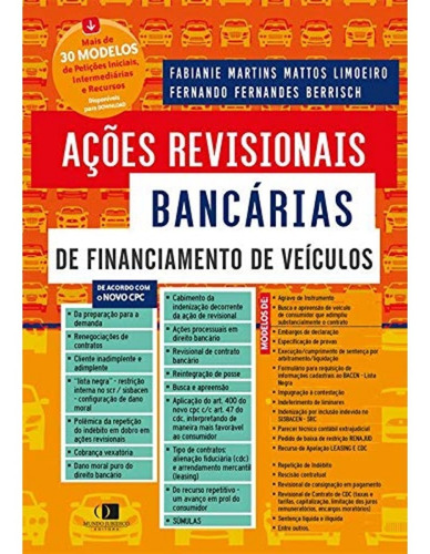Livro- Ações Revisionais Bancárias De Financiamento Veículos