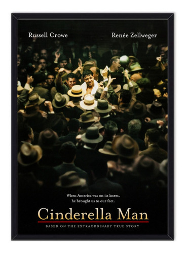 Cuadro Enmarcado - Póster Película The Cinderella Man 