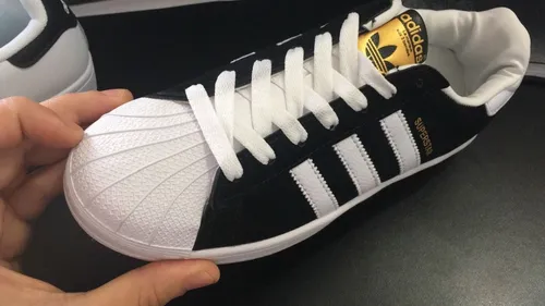 dedo índice Intrusión visitante Zapatillas adidas Superstar Negras Gamuza Entrego Ya !!! | MercadoLibre