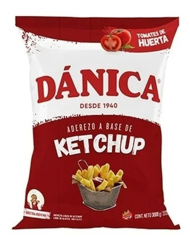 Imagen 1 de 2 de Ketchup Danica X 3 Kilos Sin Tacc