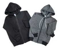 Comprar Pack Por 2 Camperas Algodón Frisa Niños Con Capucha