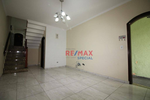 Sobrado Com 3 Dormitórios À Venda, 110 M² Por R$ 540.000,00 - Jardim América - Guarulhos/sp - So0099