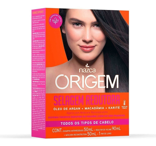 Selagem Redutora Para Todos Os Tipos De Cabelo Nazca Origem